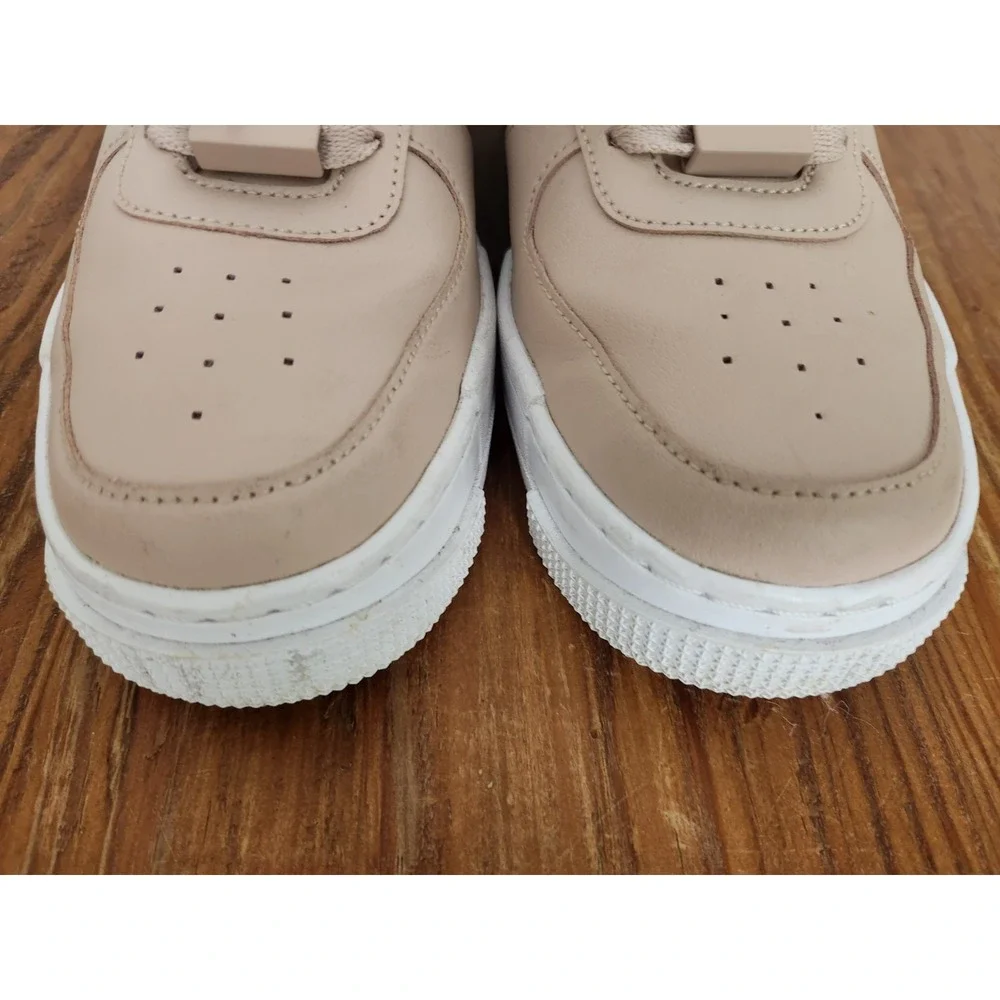 Nike Air Force 1 AF1‎ Pixel Particle Beige Platform Sneakers Size 9 СК6649-200